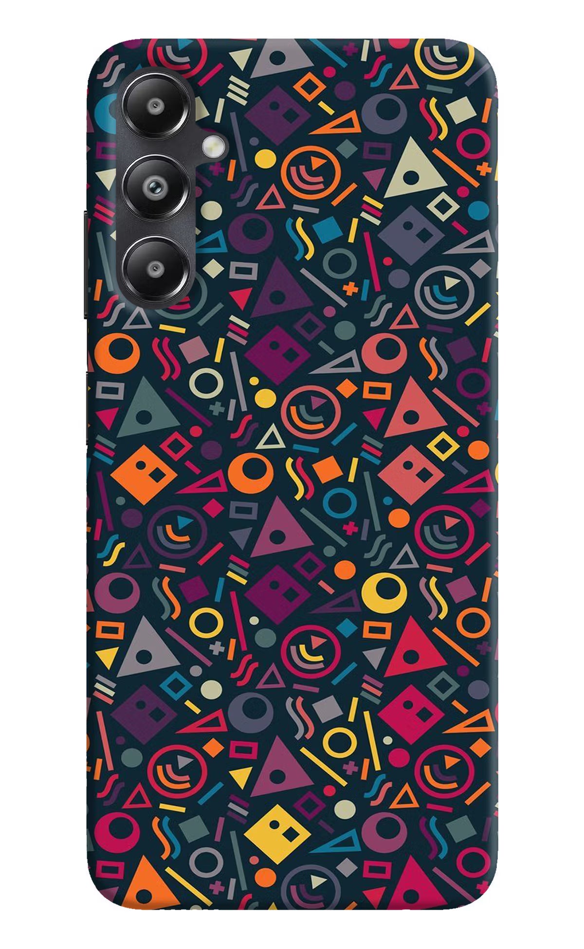 Geometric Abstract Samsung A05s Hard Case Back Cover by Casekaro