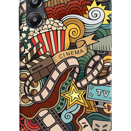 Cinema Abstract Samsung A05s Hard Case Back Cover by Casekaro