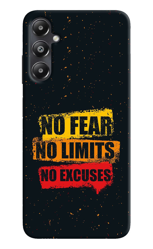 No Fear No Limits No Excuse Samsung A05s Back Cover