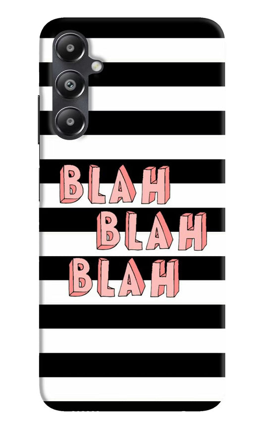 Blah Blah Blah Samsung A05s Hard Case Back Cover by Casekaro