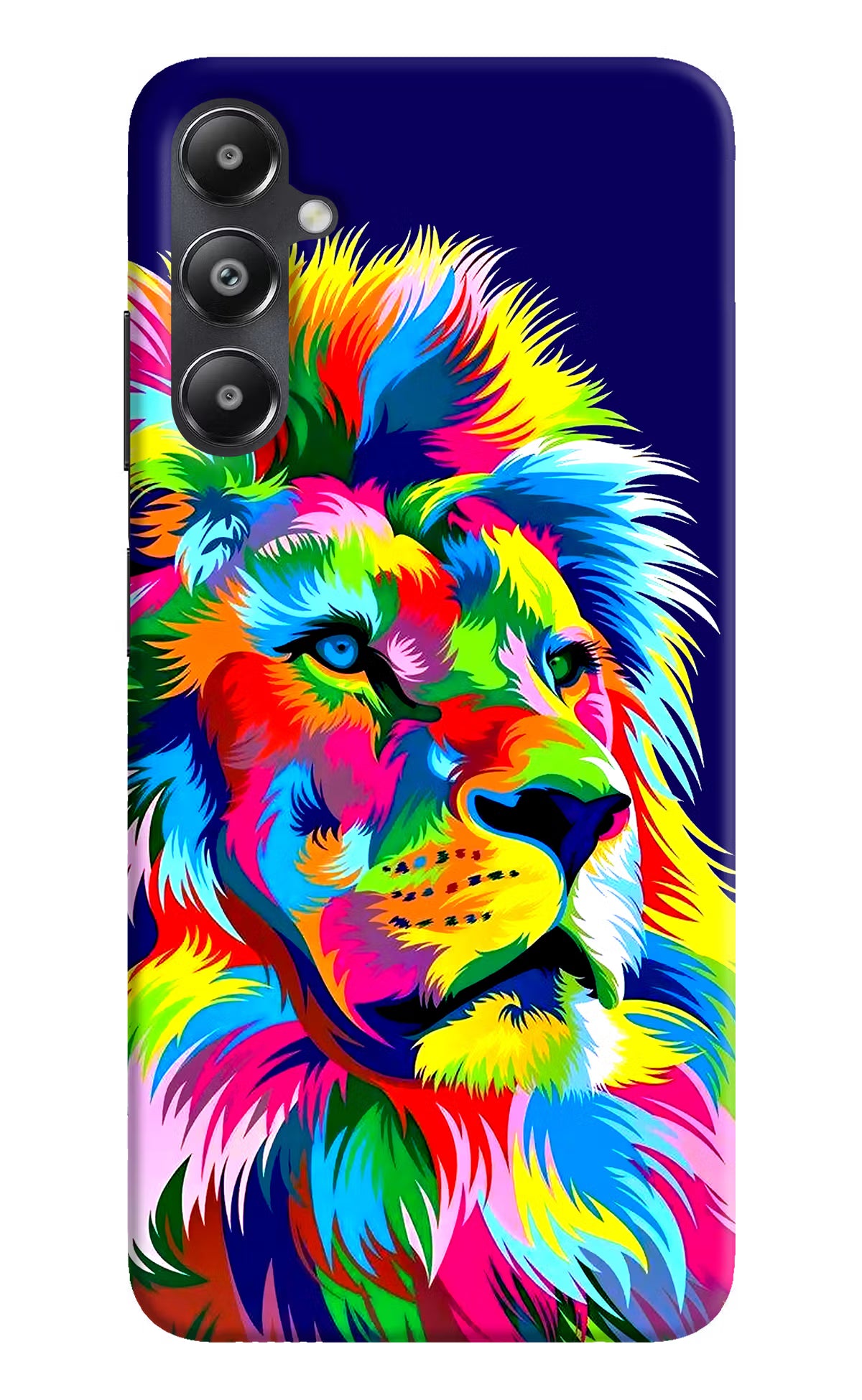 Vector Art Lion Samsung A05s Hard Case Back Cover by Casekaro
