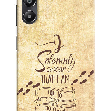 I Solemnly swear that i up to no good Samsung A05s Hard Case Back Cover by Casekaro