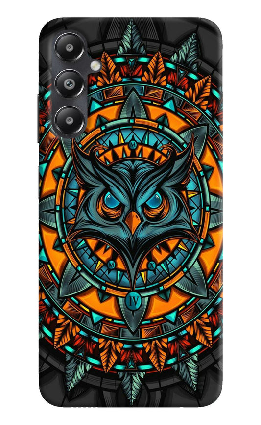 Angry Owl Art Samsung A05s Back Cover