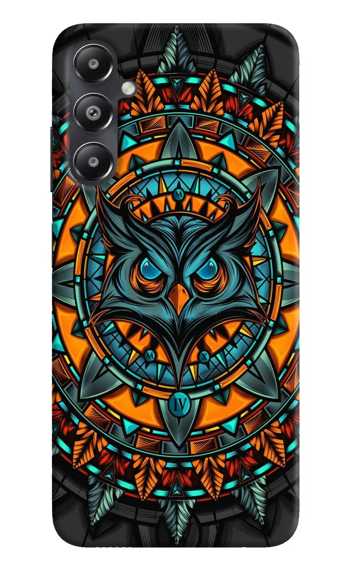 Angry Owl Art Samsung A05s Hard Case Back Cover by Casekaro
