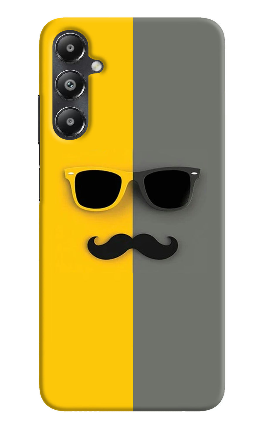 Sunglasses with Mustache Samsung A05s Back Cover, Hard case