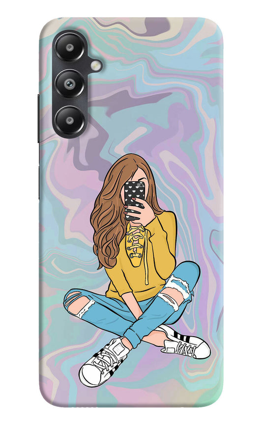 Selfie Girl Samsung A05s Back Cover