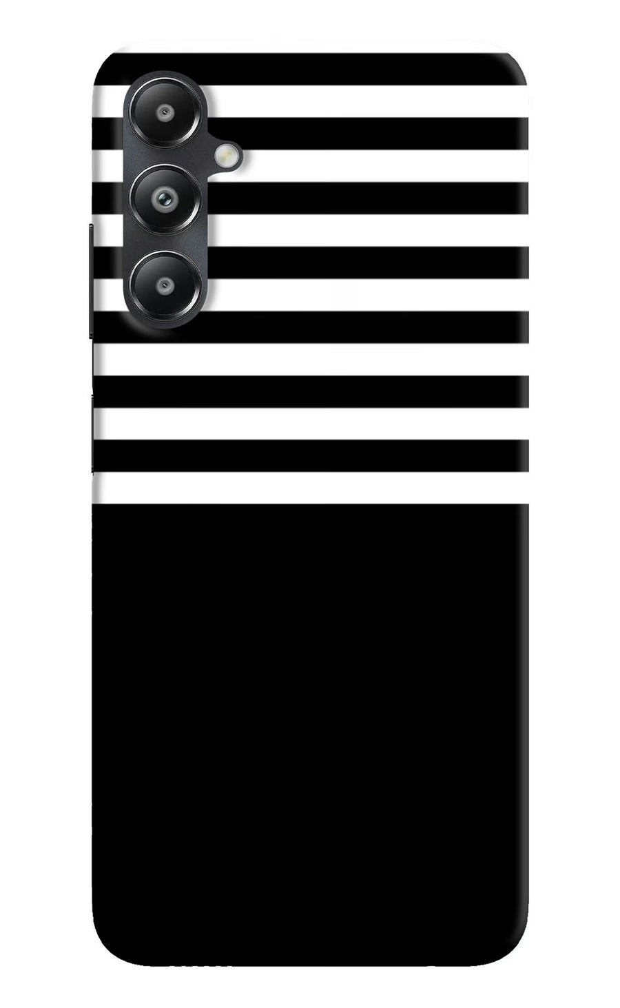Black and White Print Samsung A05s Back Cover, Hard case