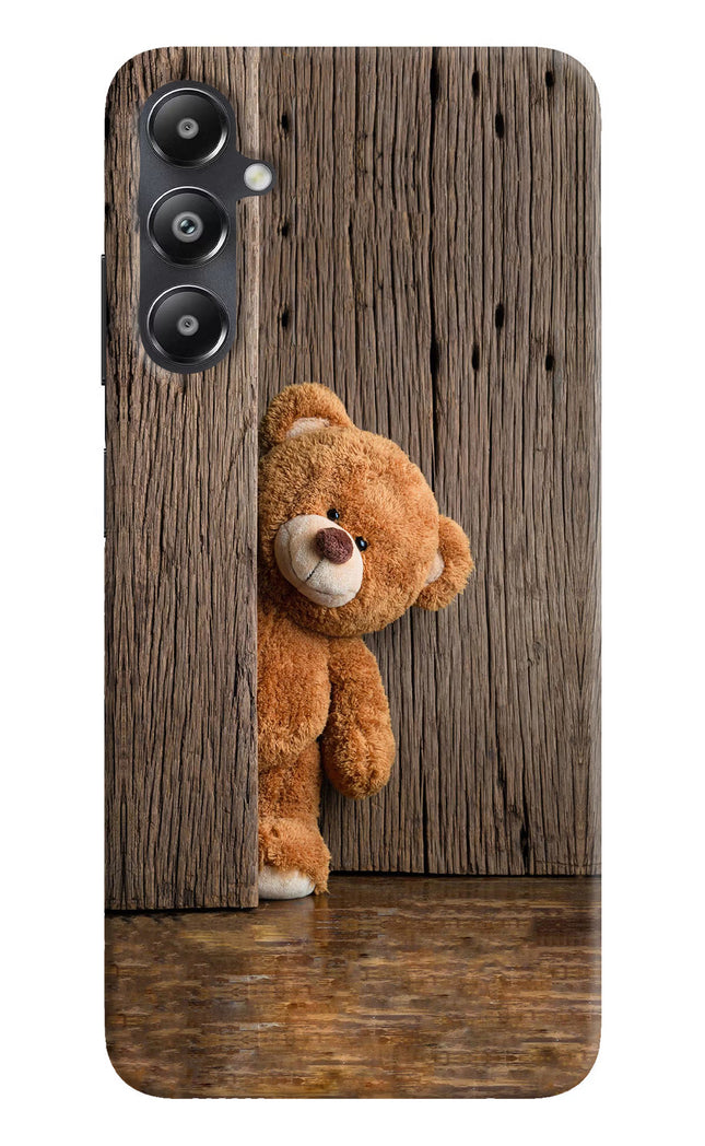 Teddy Wooden Samsung A05s Hard Case Back Cover by Casekaro