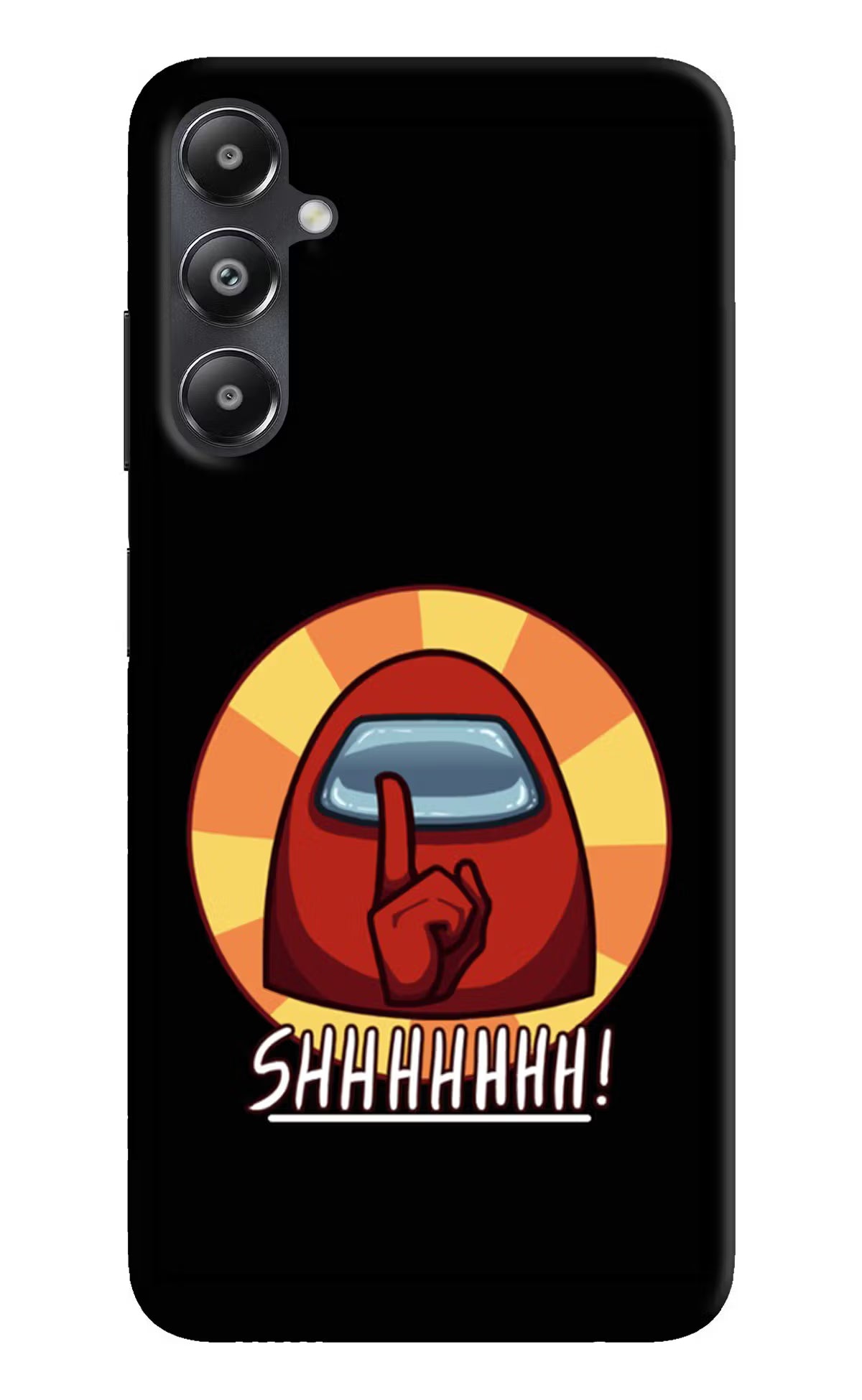 Among Us Shhh! Samsung A05s Hard Case Back Cover by Casekaro