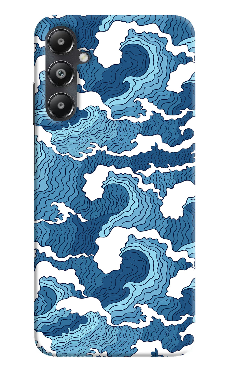 Blue Waves Samsung A05s Back Cover, Hard case