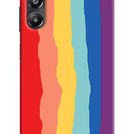 Rainbow Samsung A05s Hard Case Back Cover by Casekaro