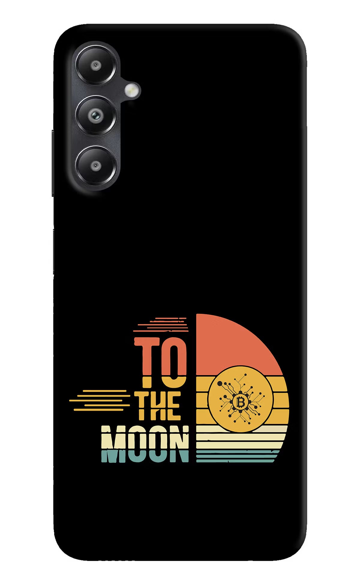 To the Moon Samsung A05s Hard Case Back Cover by Casekaro