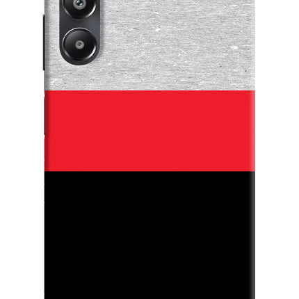 Tri Color Pattern Samsung A05s Hard Case Back Cover by Casekaro