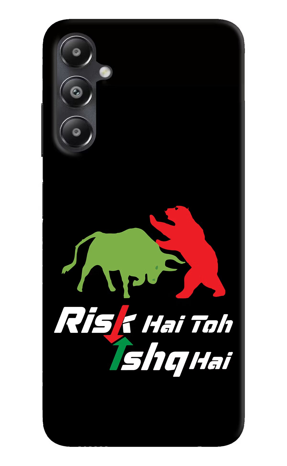 Risk Hai Toh Ishq Hai Samsung A05s Hard Case Back Cover by Casekaro