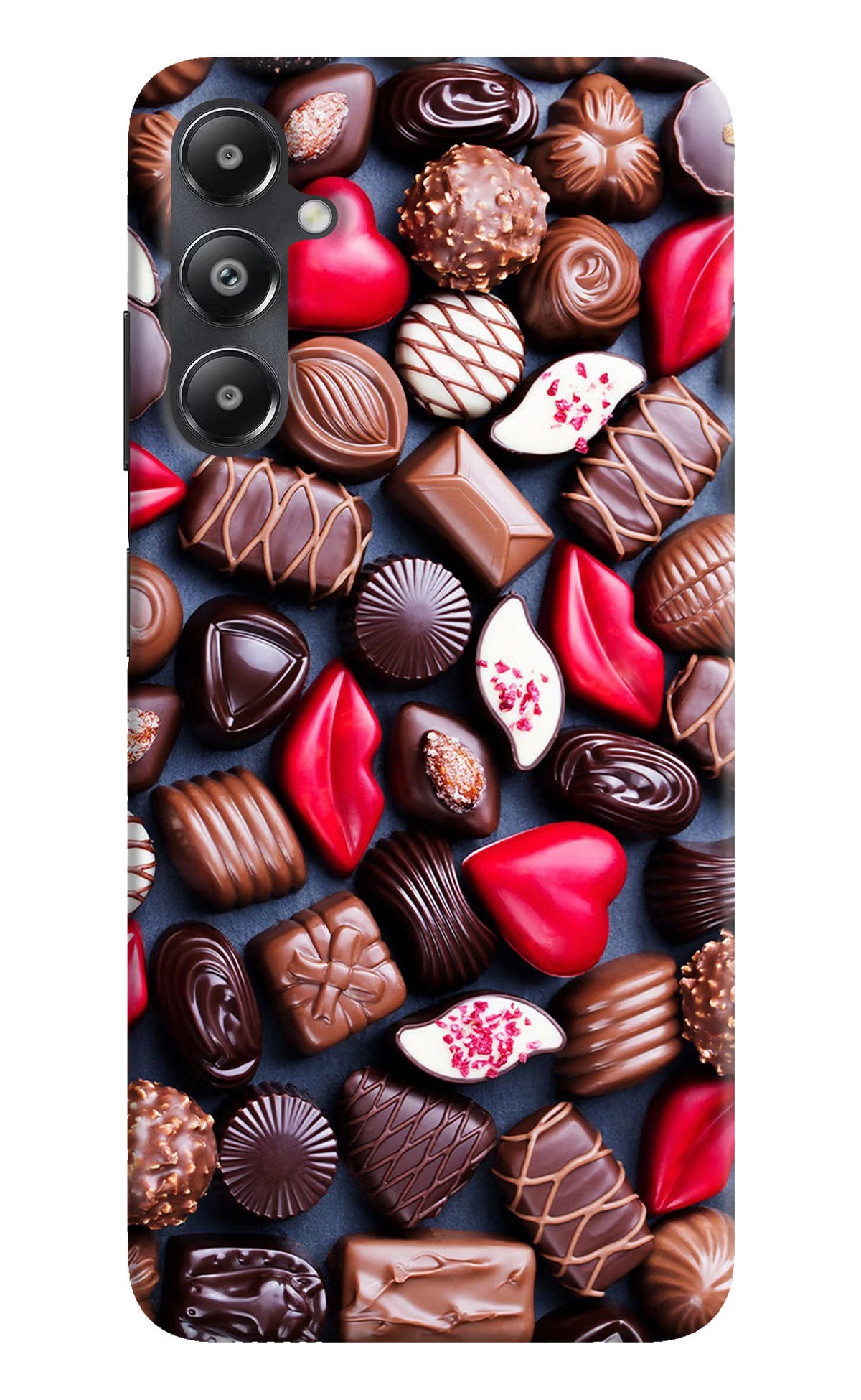 Chocolates Samsung A05s Hard Case Back Cover by Casekaro