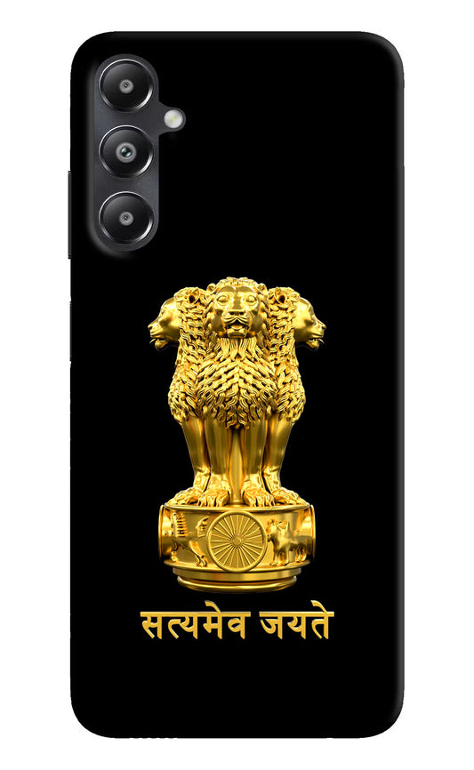 Satyamev Jayate Golden Samsung A05s Hard Case Back Cover by Casekaro