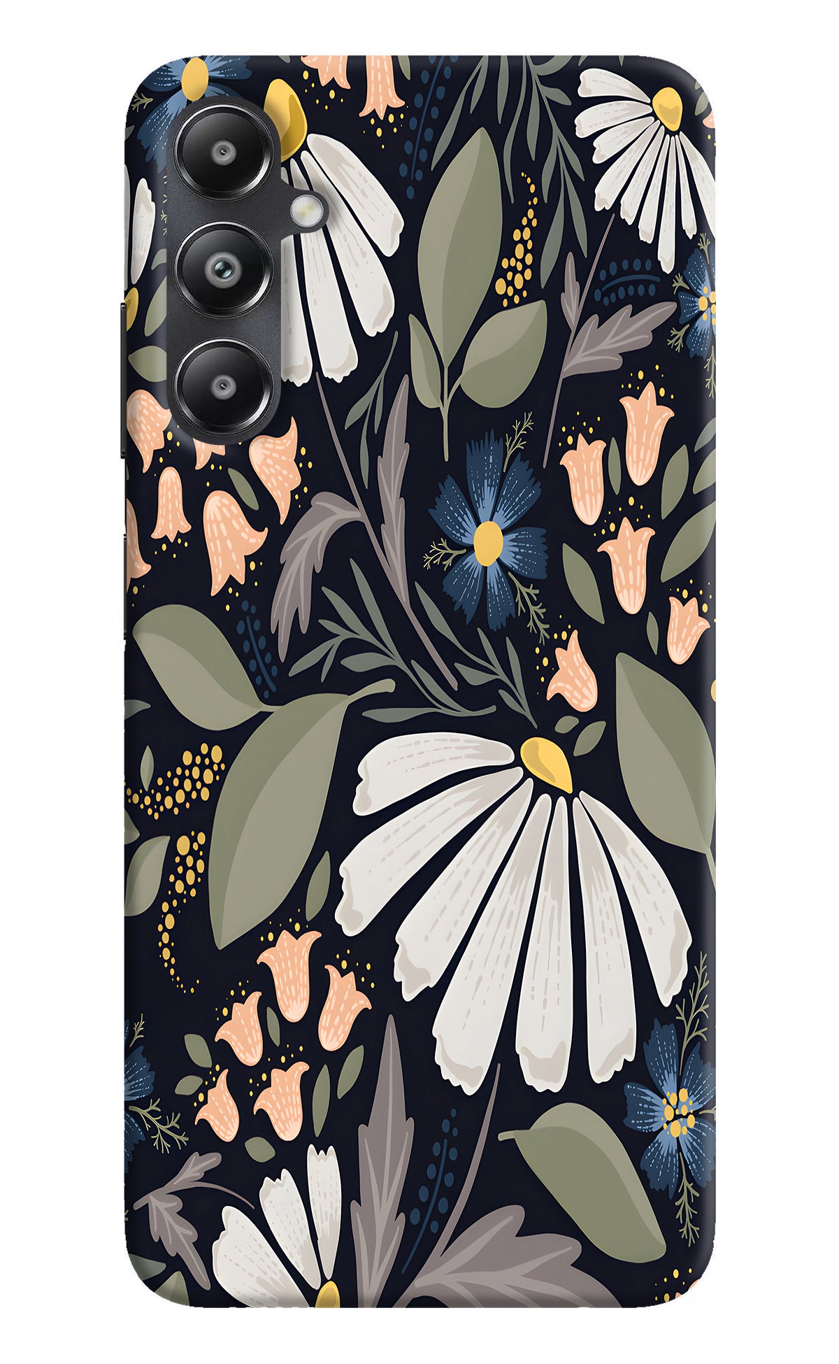 Flowers Art Samsung A05s Back Cover