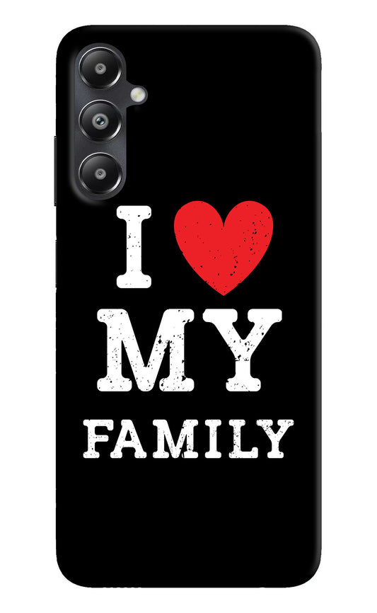 I Love My Family Samsung A05s Back Cover