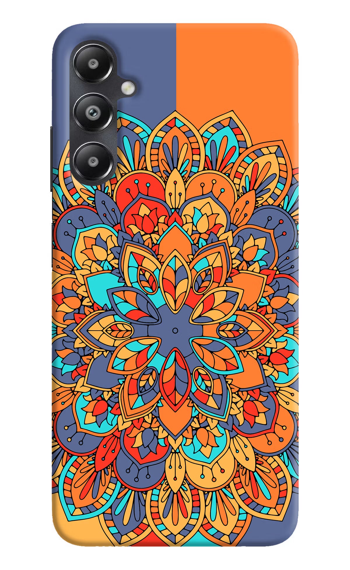Color Mandala Samsung A05s Hard Case Back Cover by Casekaro