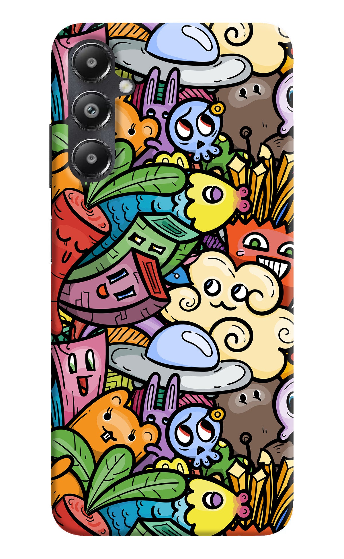 Veggie Doodle Samsung A05s Back Cover