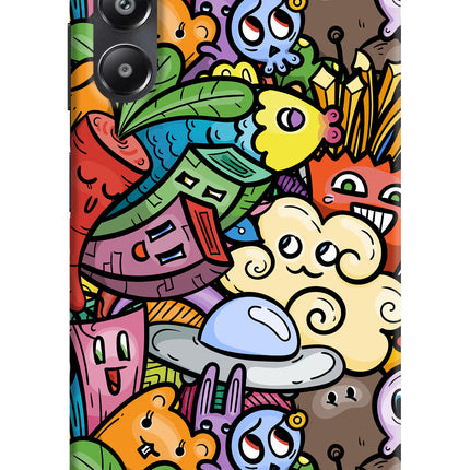 Veggie Doodle Samsung A05s Hard Case Back Cover by Casekaro