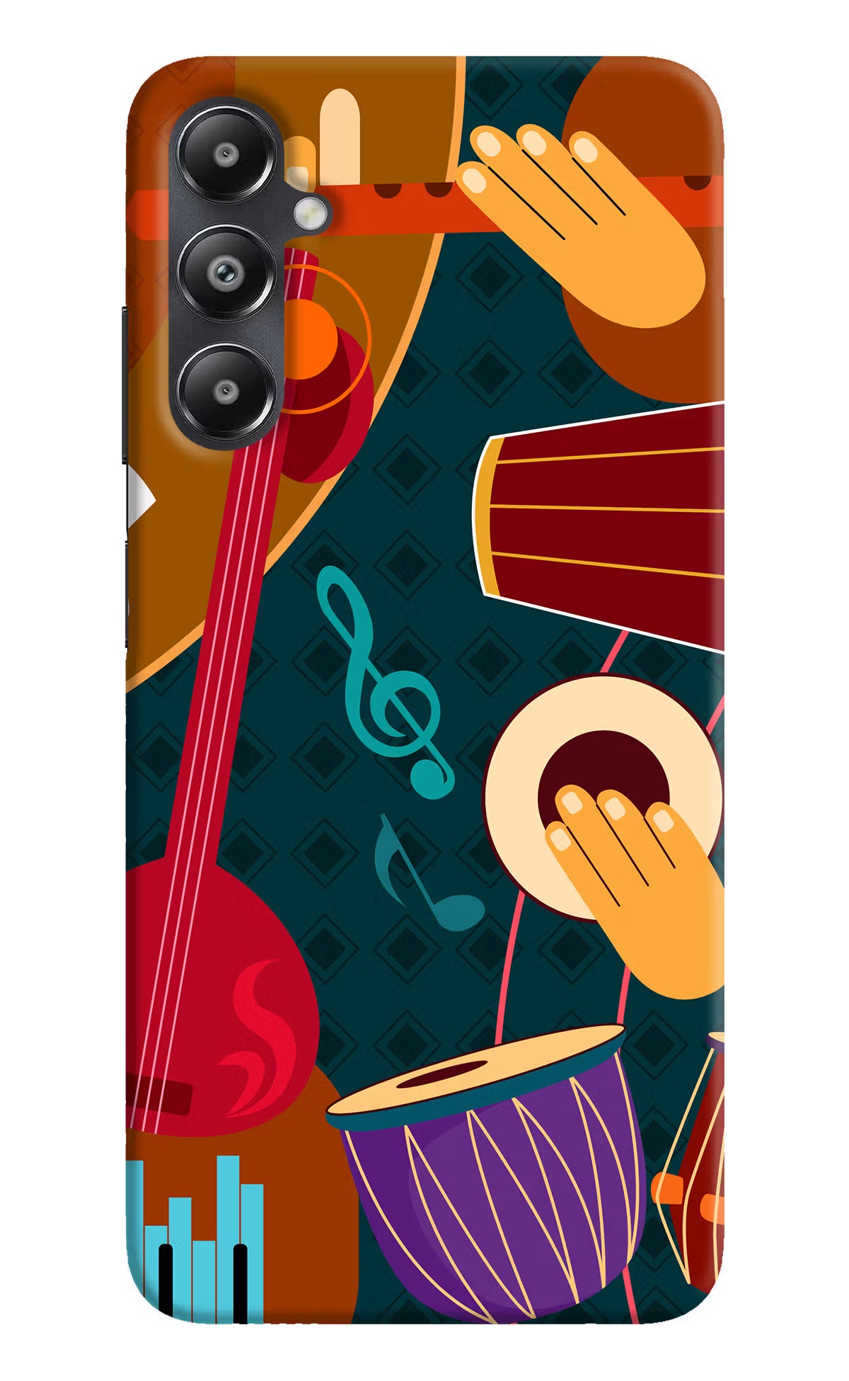 Music Instrument Samsung A05s Hard Case Back Cover by Casekaro