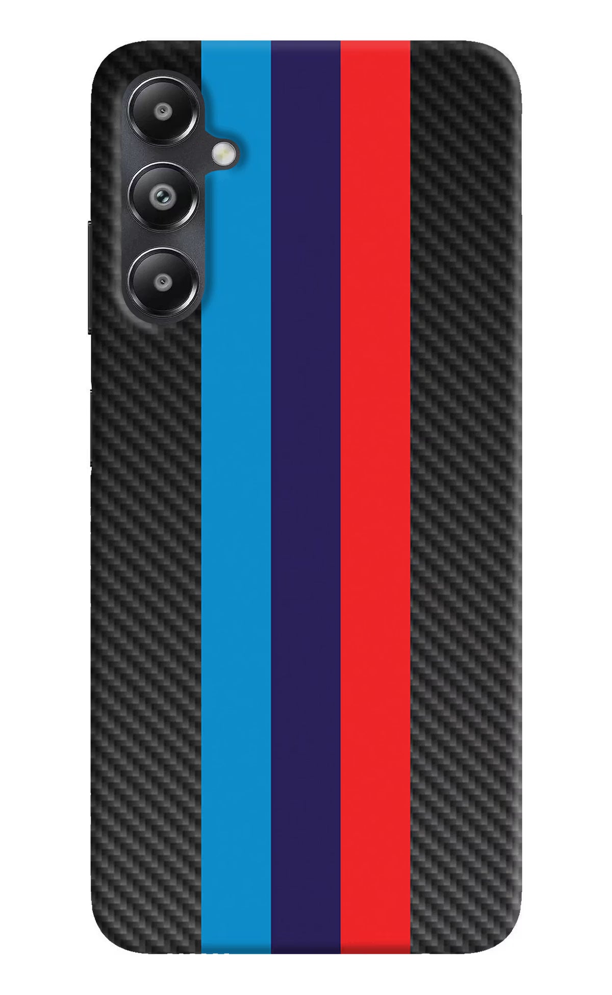 BMW Stripes Pattern Samsung A05s Hard Case Back Cover by Casekaro