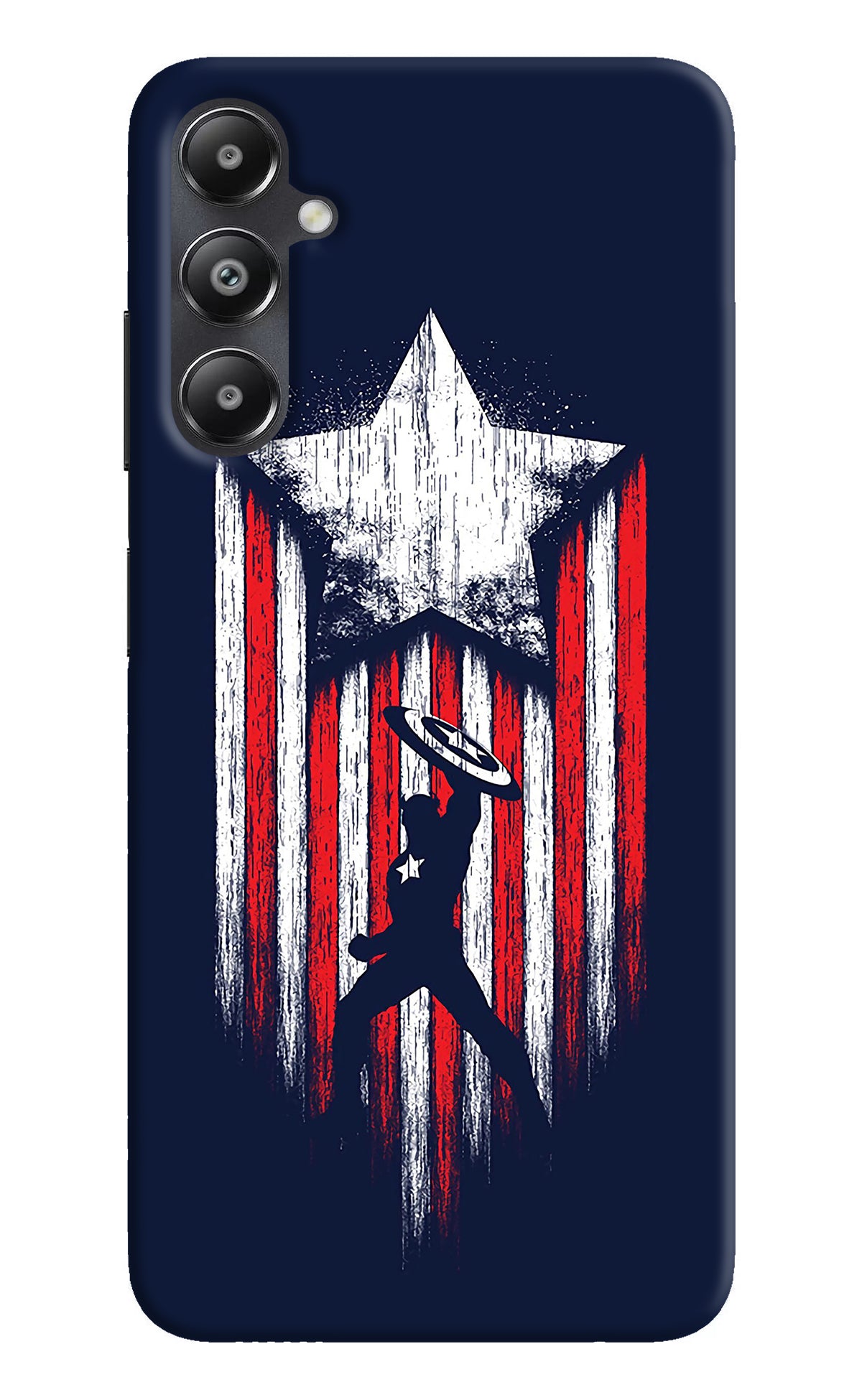 Captain America Marvel Art Samsung A05s Back Cover