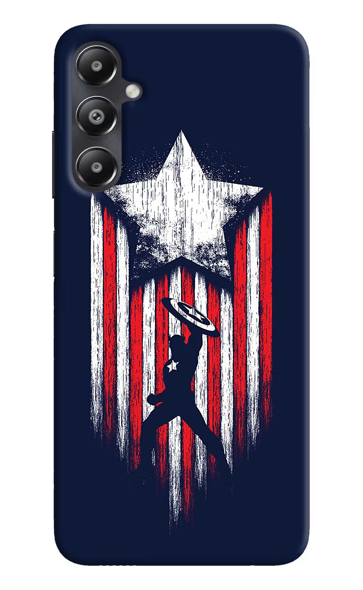 Captain America Marvel Art Samsung A05s Hard Case Back Cover by Casekaro