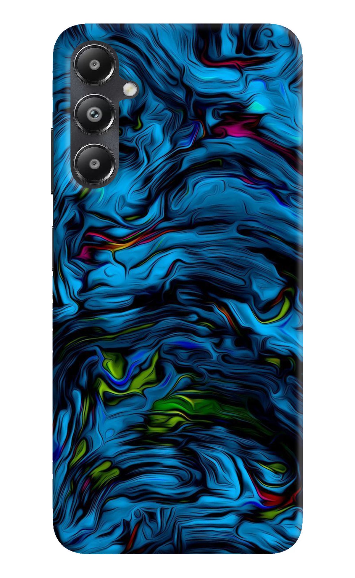 Dark Blue Abstract Samsung A05s Back Cover