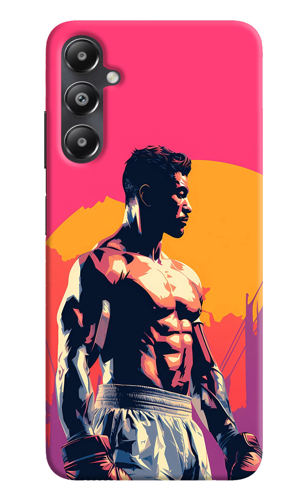 Sunset Warrior (AI Generated) Samsung A05s Back Cover