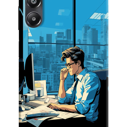 Focused Hustler (AI Generated) Samsung A05s Hard Case Back Cover by Casekaro
