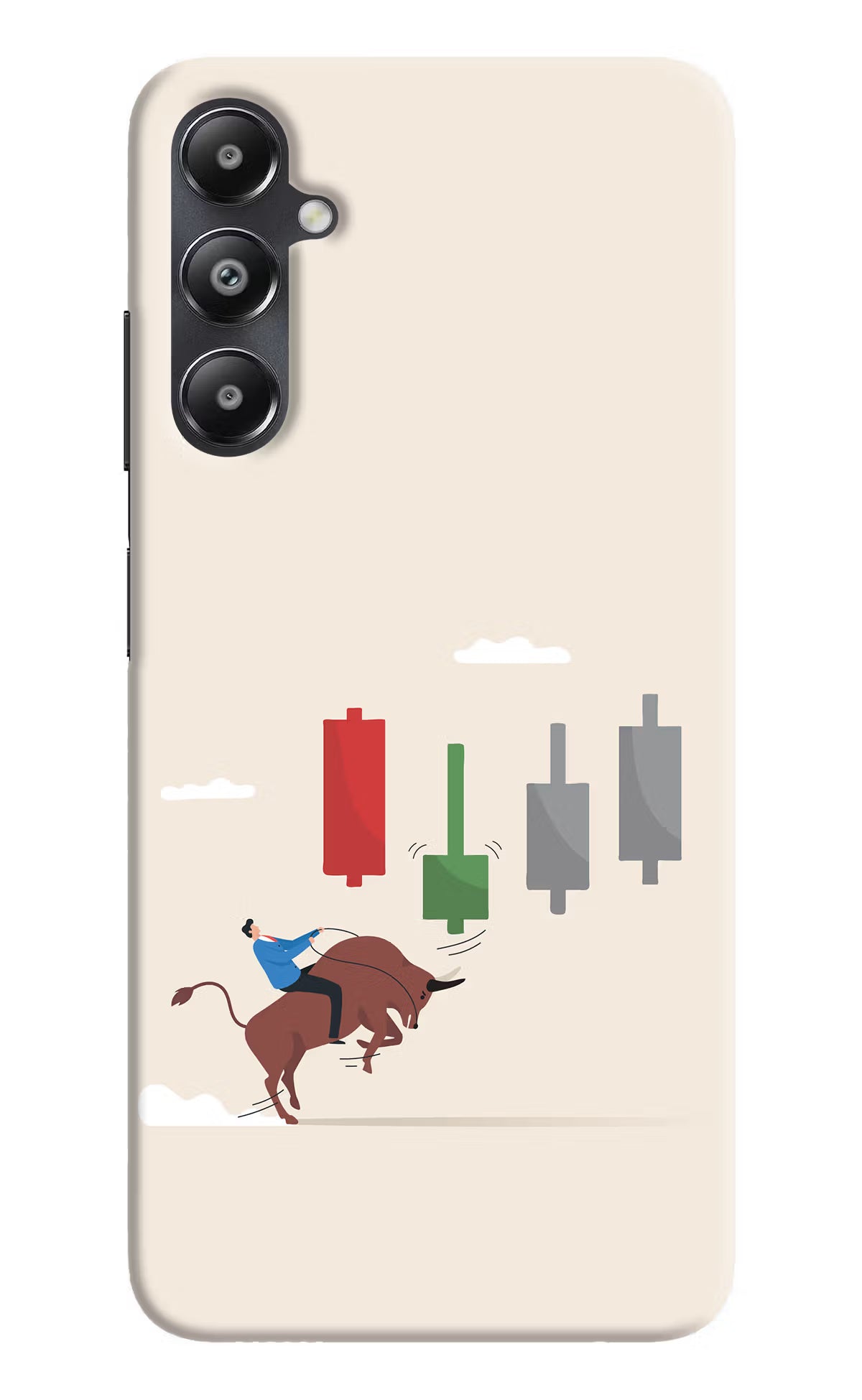 Bull Trading Momentum Samsung A05s Hard Case Back Cover by Casekaro