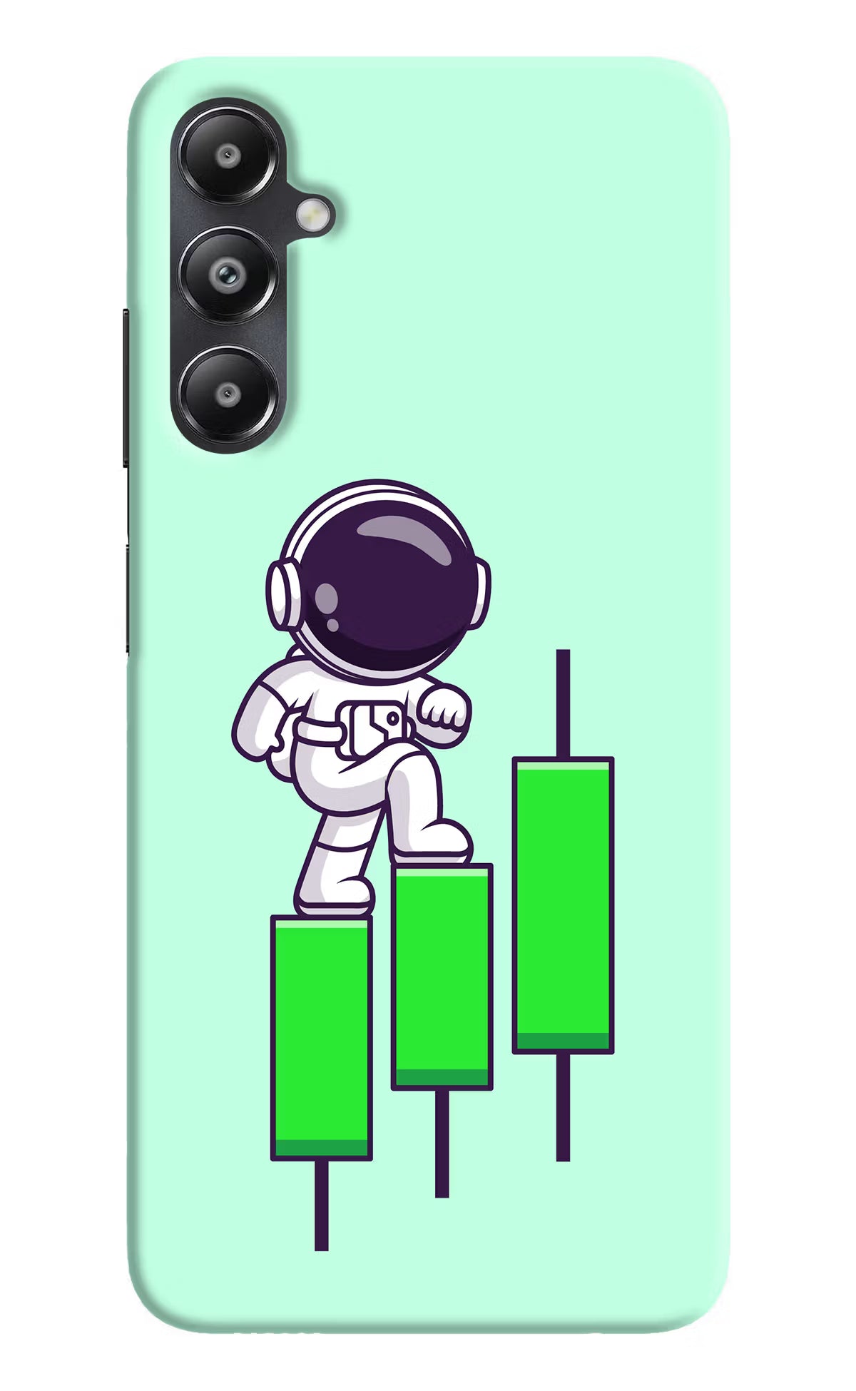 Astronaut Trader Samsung A05s Hard Case Back Cover by Casekaro