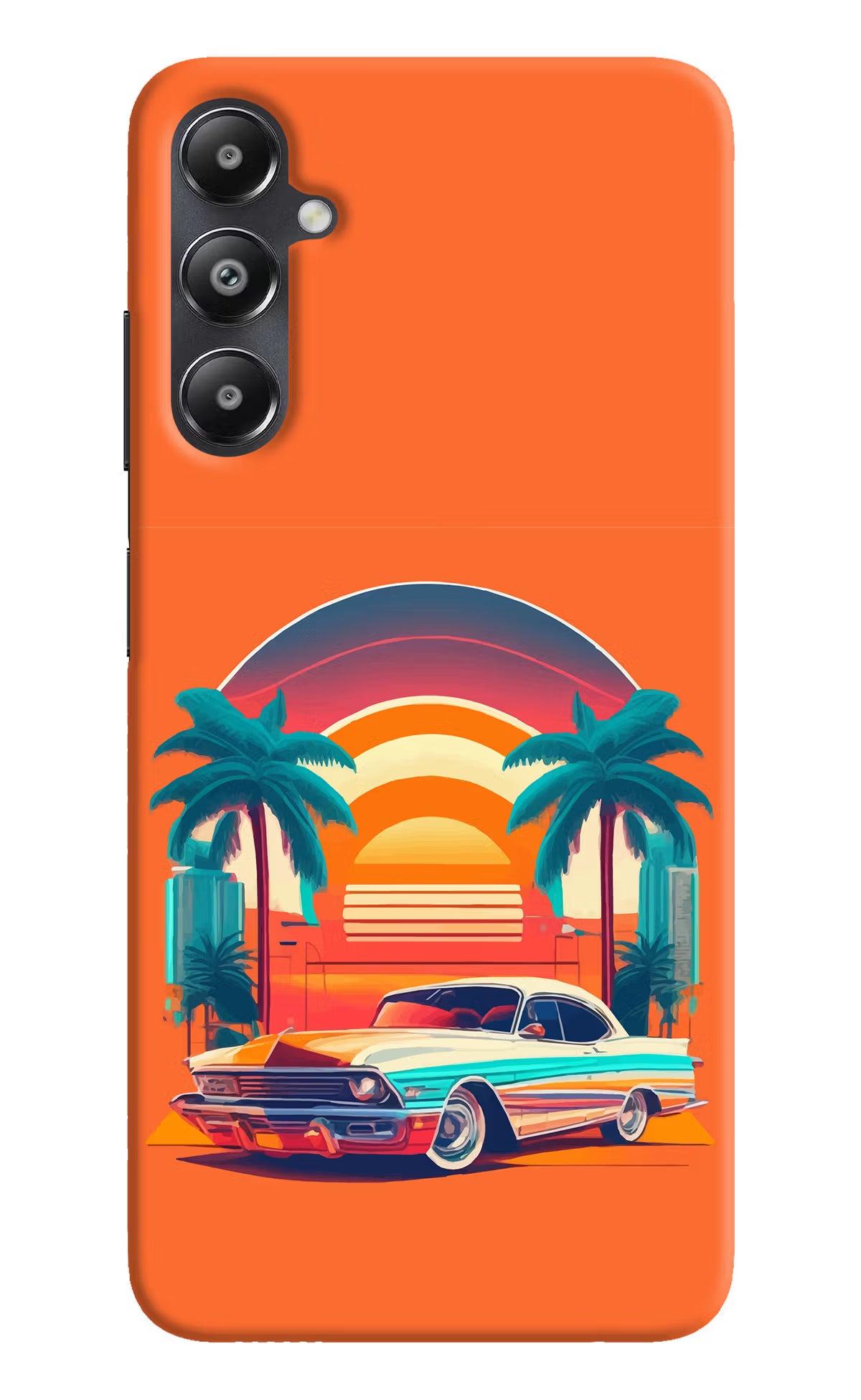 Palm Drive 80s Samsung A05s Hard Case Back Cover by Casekaro