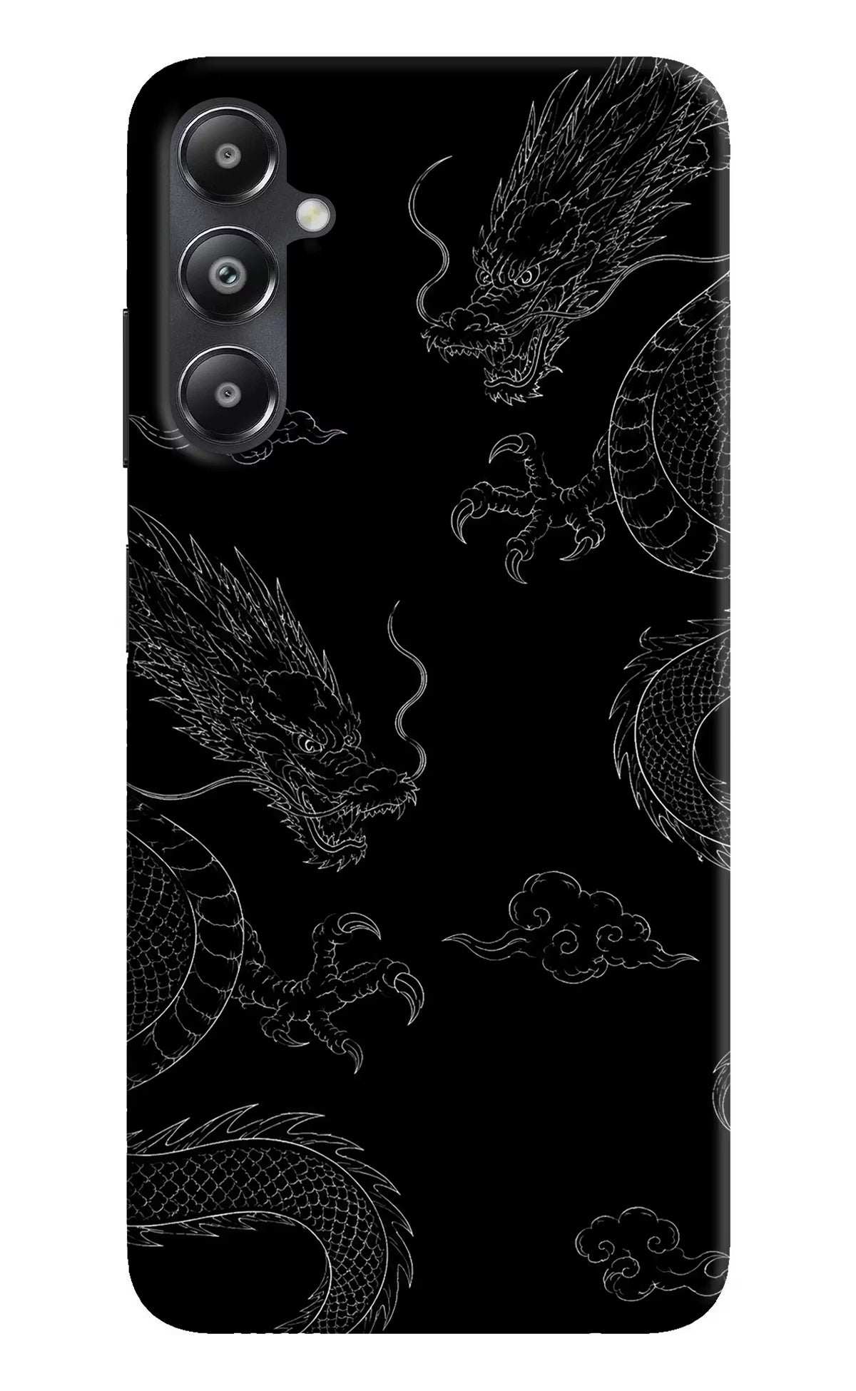 Twin Dragons Samsung A05s Hard Case Back Cover by Casekaro