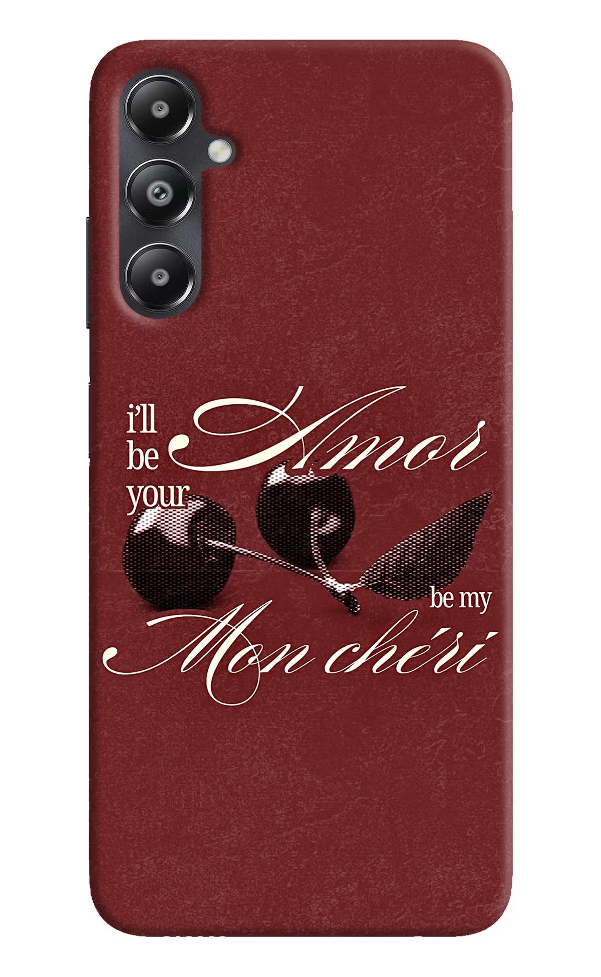 Velvet Cherry Samsung A05s Back Cover