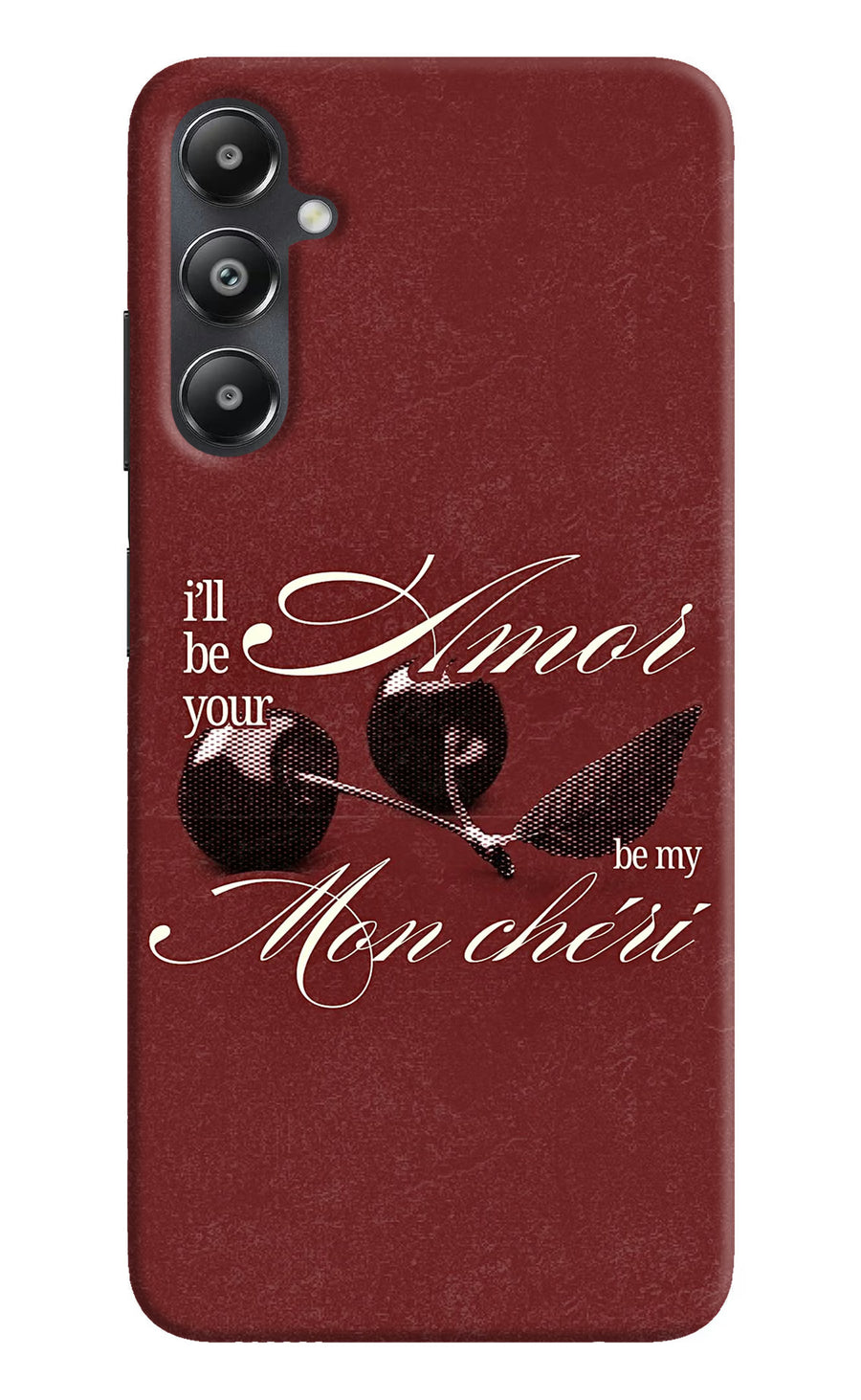 Velvet Cherry Samsung A05s Back Cover, Hard case