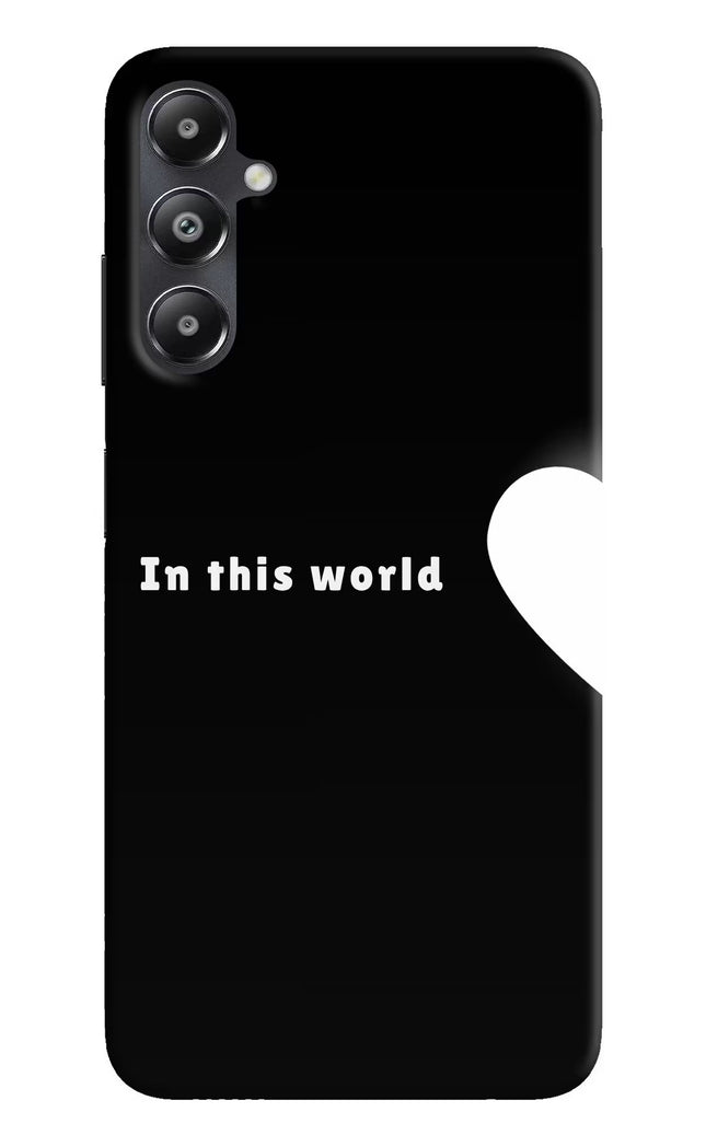 This World Samsung A05s Hard Case Back Cover by Casekaro