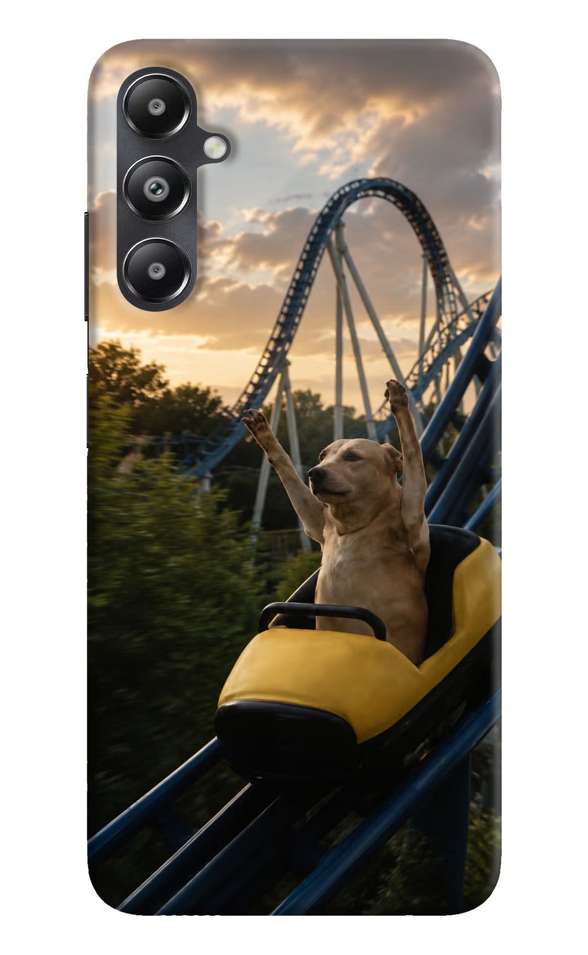 Rollercoaster Dog Samsung A05s Back Cover