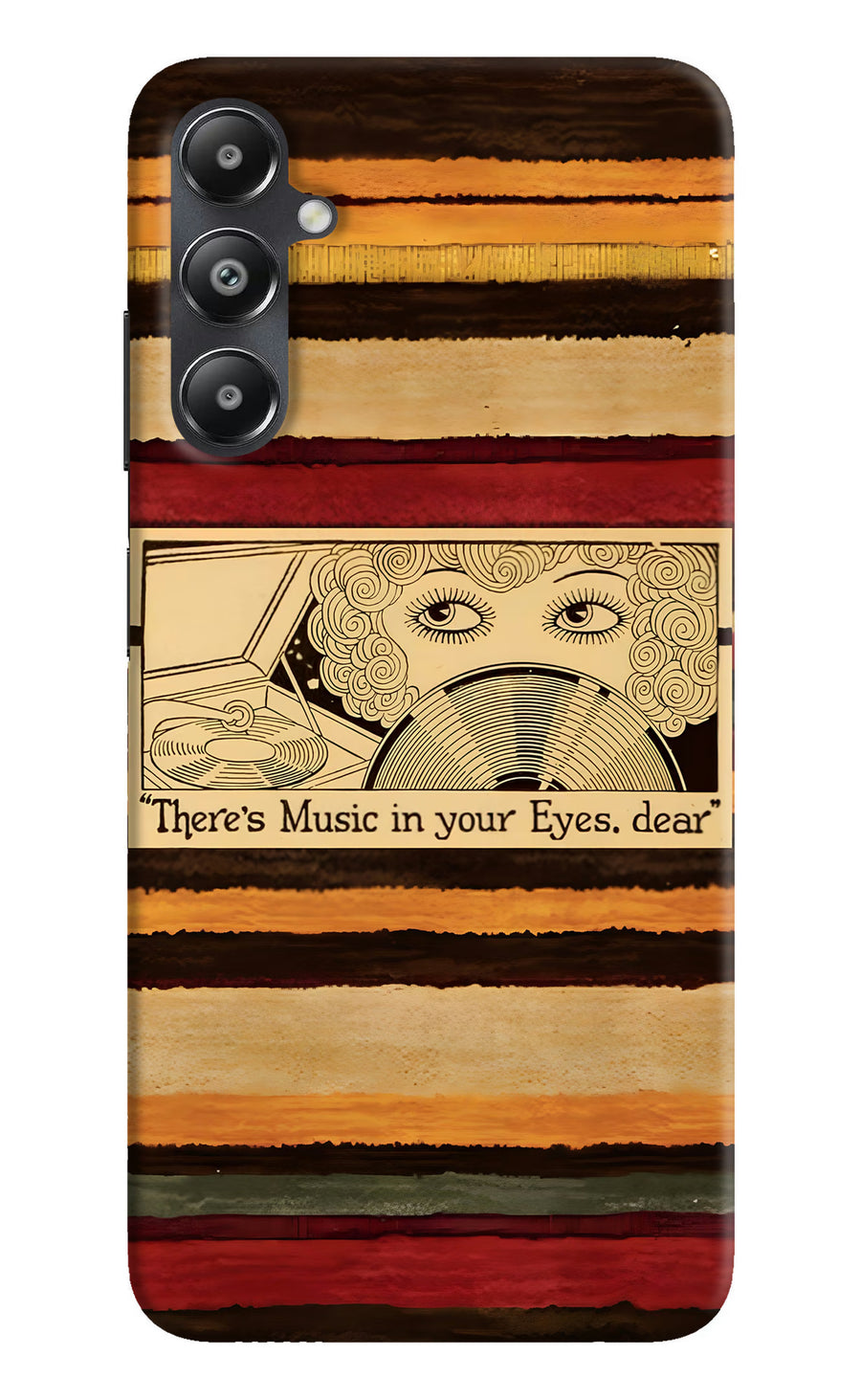 Vinyl Stripes Samsung A05s Back Cover, Hard case