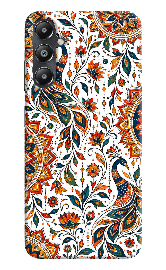White Mayura Samsung A05s Hard Case Back Cover by Casekaro