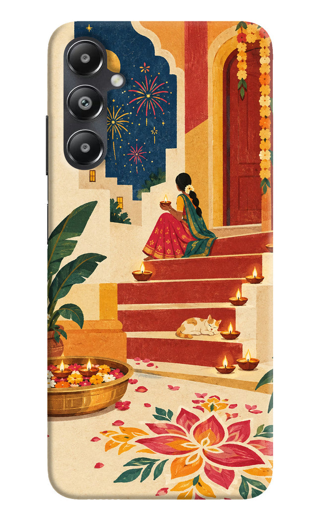 Diwali Rangoli Samsung A05s Back Cover