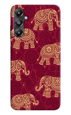 Maroon Elephant Samsung A05s Back Cover