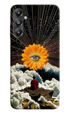 Cosmic Flower Samsung A05s Hard Case Back Cover by Casekaro