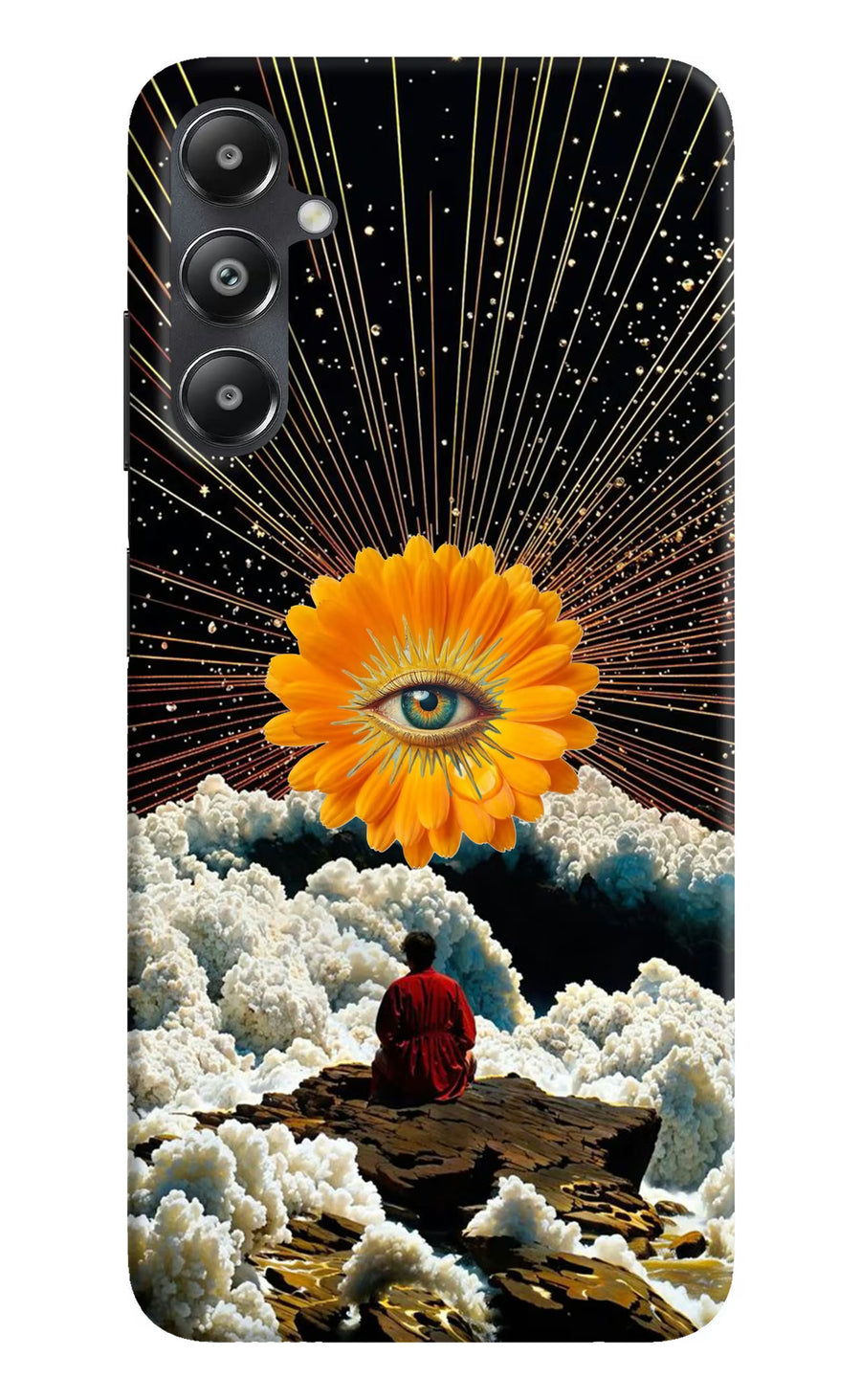 Cosmic Flower Samsung A05s Back Cover, Hard case