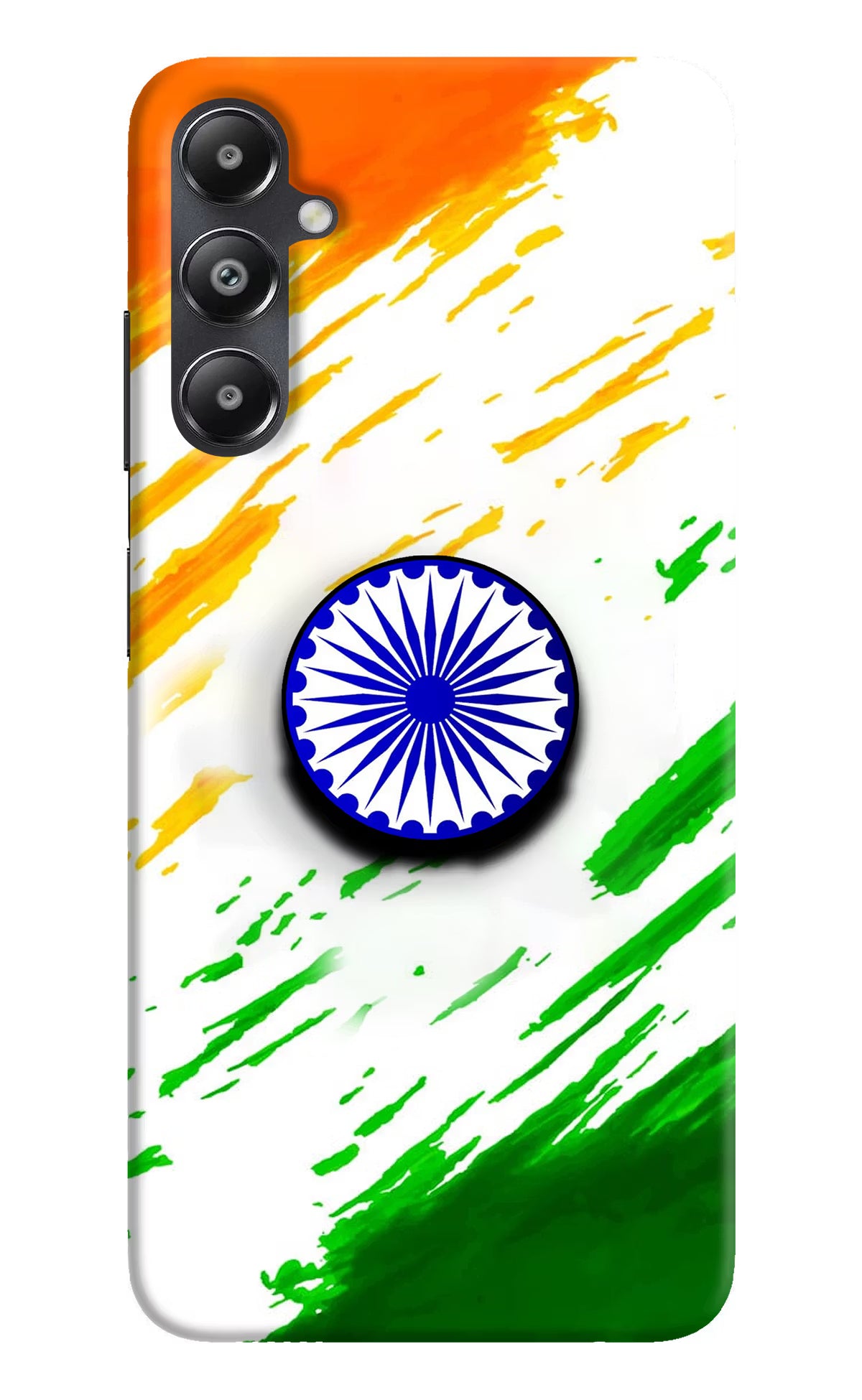 Indian Flag Ashoka Chakra Samsung A05s Pop Case by Casekaro