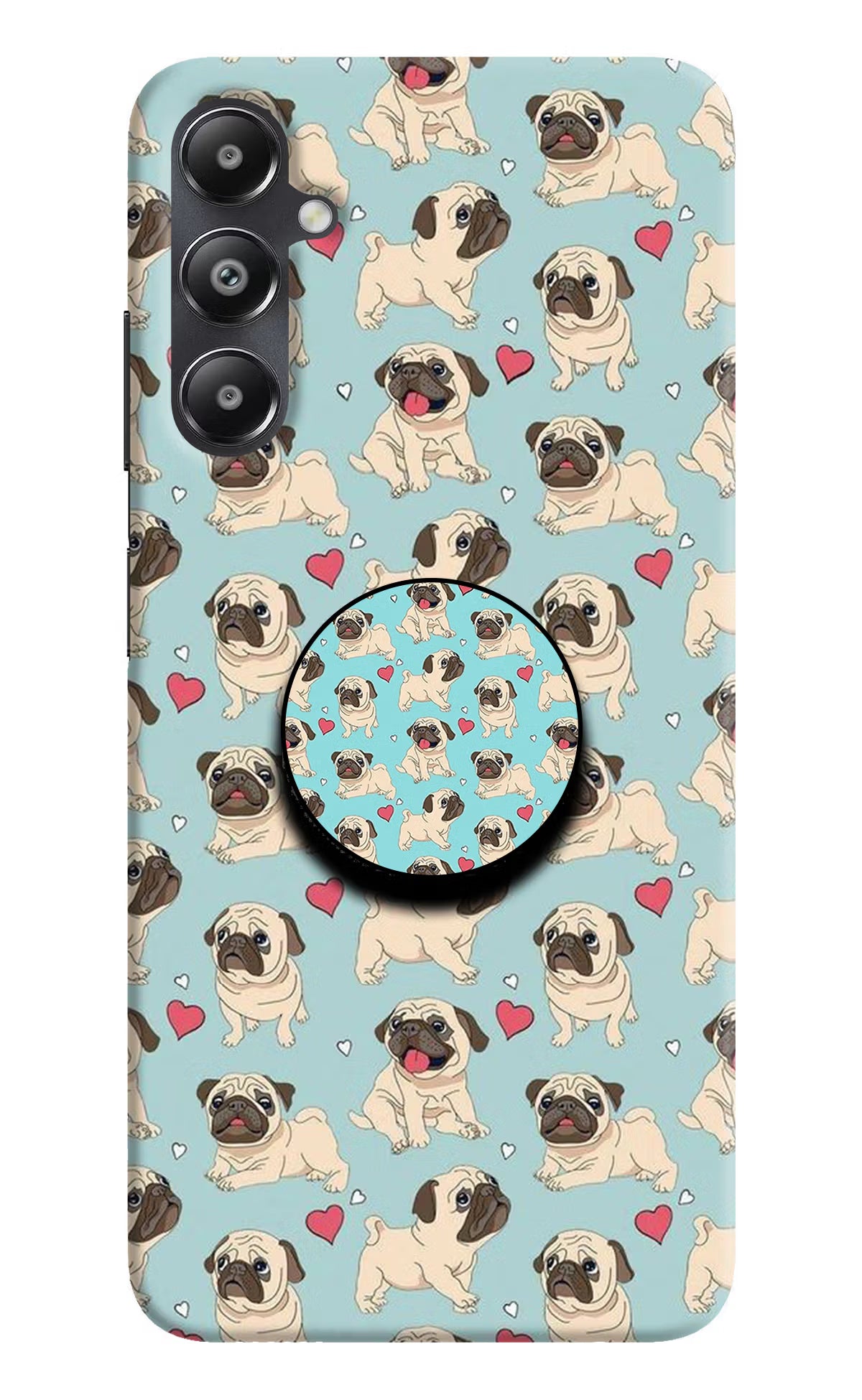 Pug Dog Samsung A05s Pop Case by Casekaro