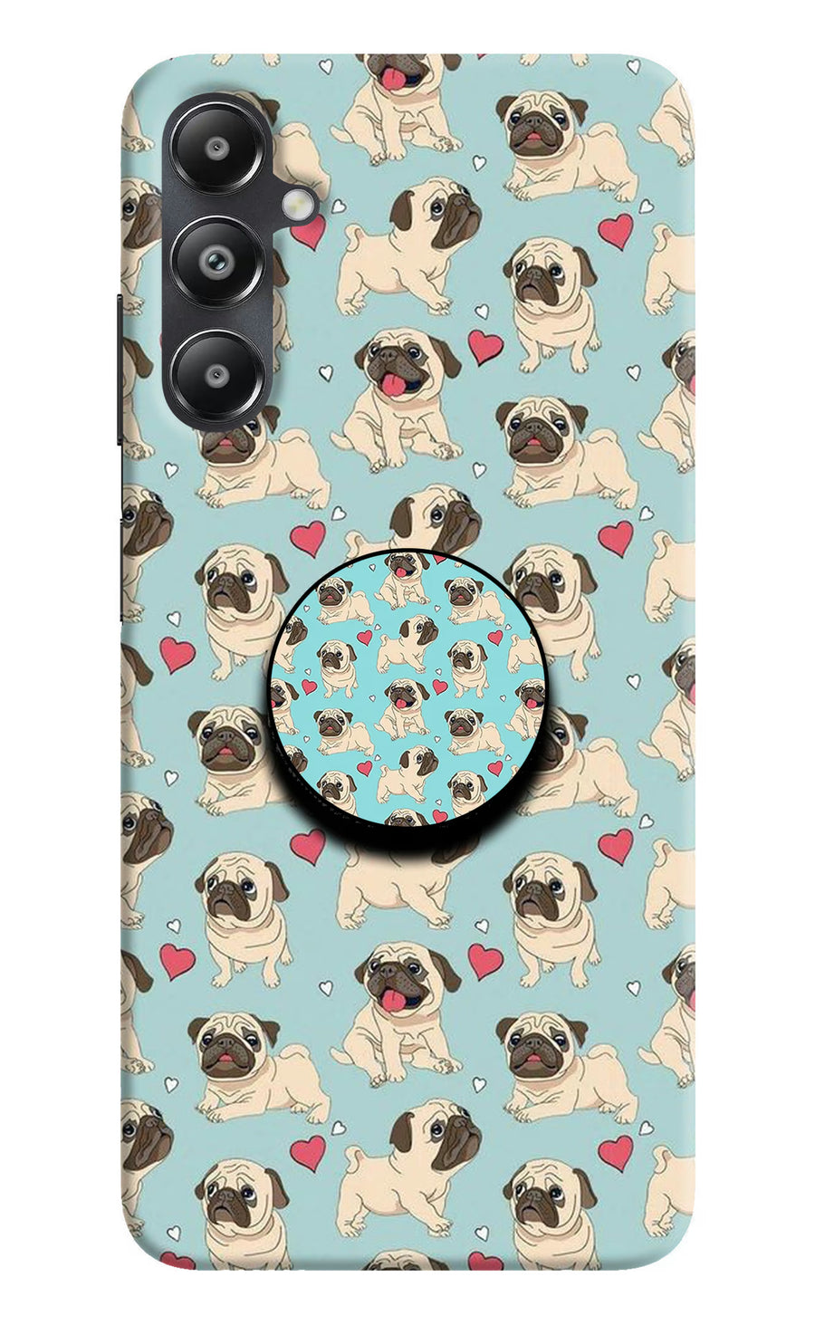 Pug Dog Samsung A05s Pop Case, Hard case