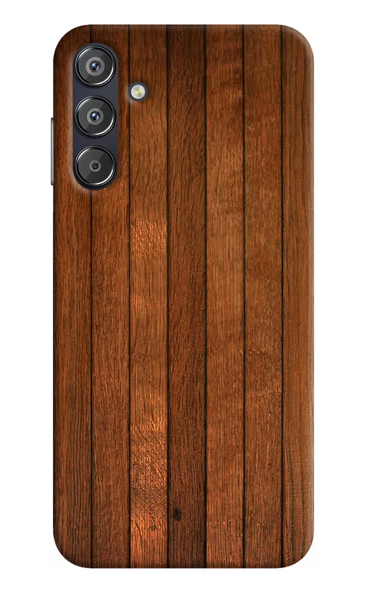 Wooden Artwork Bands Samsung F15 5G Hard Case Back Cover by Casekaro